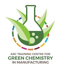 Logo of the ARC Training Centre for Green Chemistry in Manufacturing